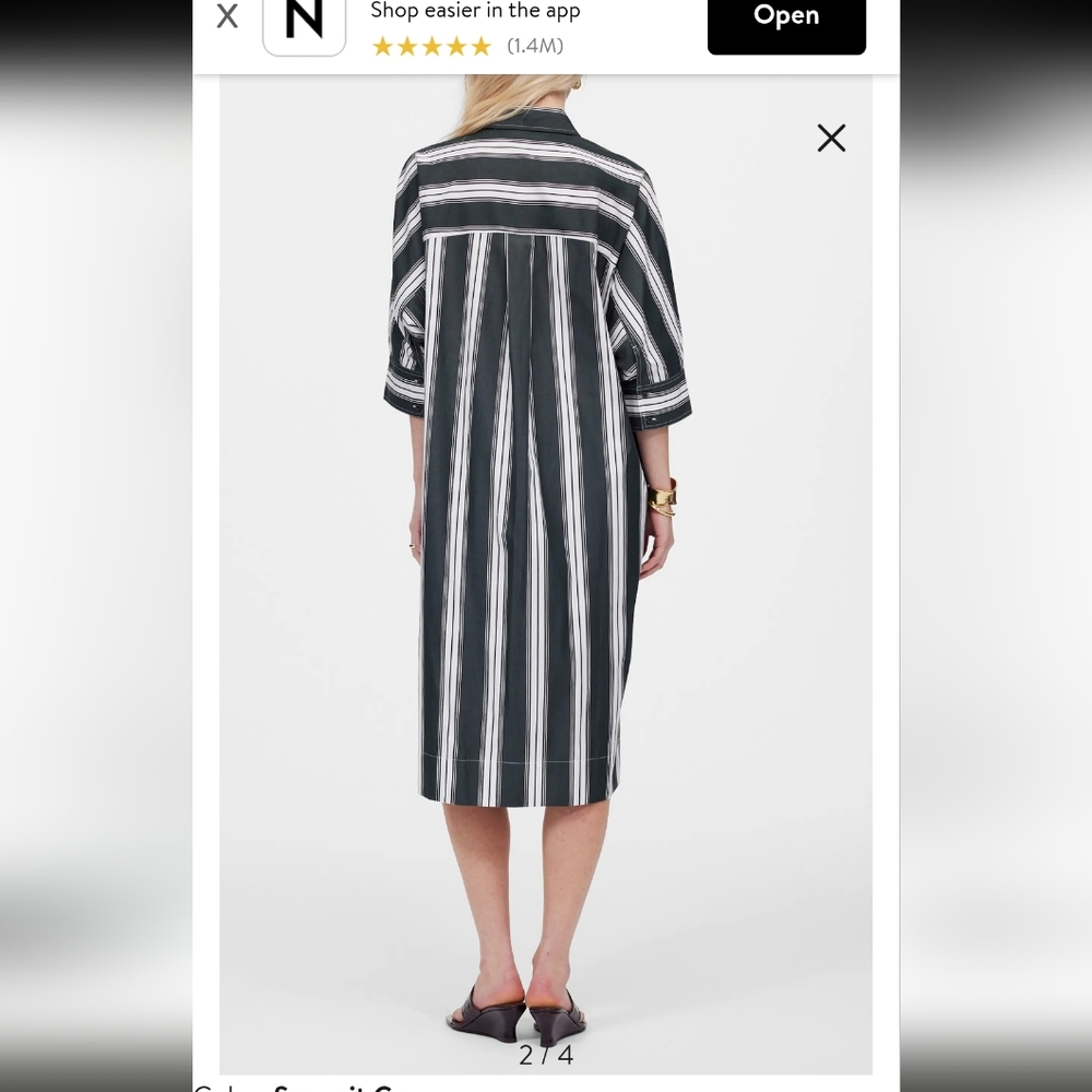 Madewell Dolman Midi Shirtdress - Picture 3 of 14